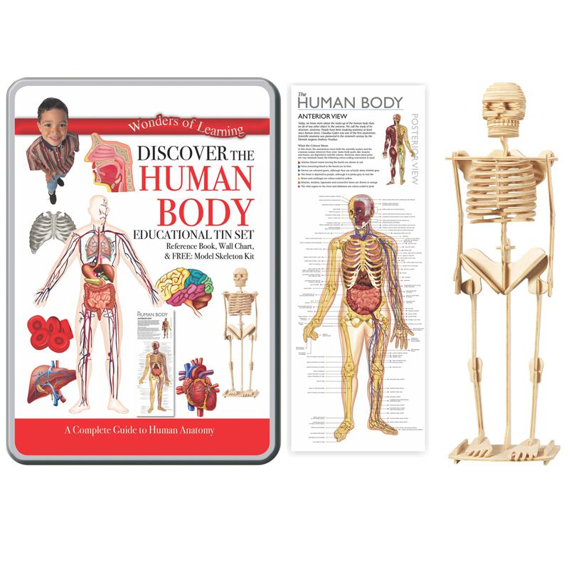 Wonders of Learning Tin Set, Discover the Human Body. Picture 1