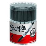 Sharpie Fine Point Permanent Marker - Marker Point Style: Point - Ink Color: Black - 36 / Display Box. Picture 2