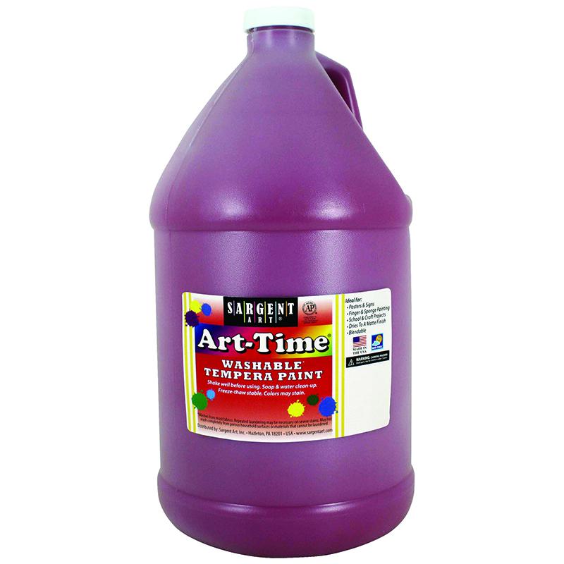 MAGENTA ART-TIME WASHABLE PAINT GAL. Picture 1