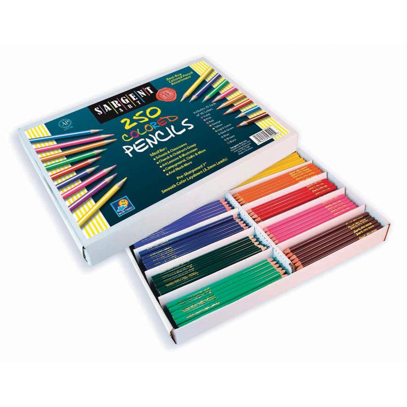 Sargent Art Colored Pencils 250/Pk. Picture 1