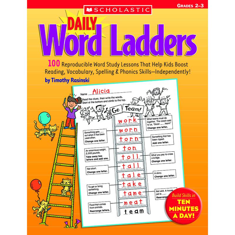 DAILY WORD LADDERS GR 2-3. The main picture.