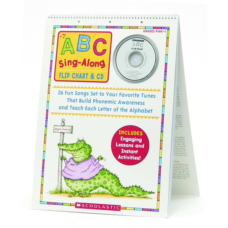 ABC SING ALONG FLIP CHART & CD. Picture 1