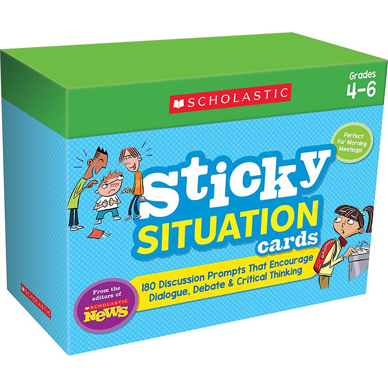 Scholastic News Sticky Situation Cards: Grades 4-6. Picture 1