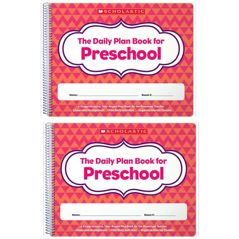 The Daily Plan Book for Preschool, Pack of 2. Picture 1