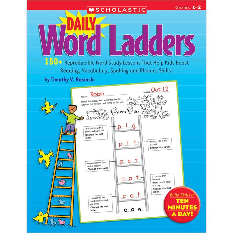 DAILY WORD LADDERS GRS 1-2. The main picture.