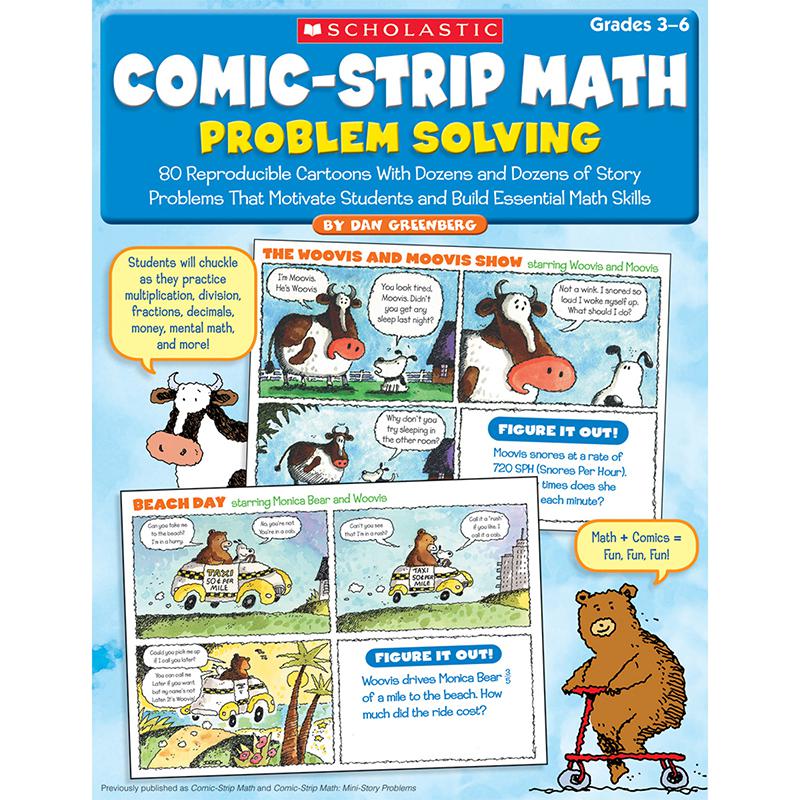 Comic-Strip Math: Problem Solving Book. Picture 1