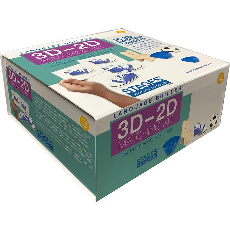 Language Builder 3D-2D Matching Kit, Everyday Objects. Picture 1