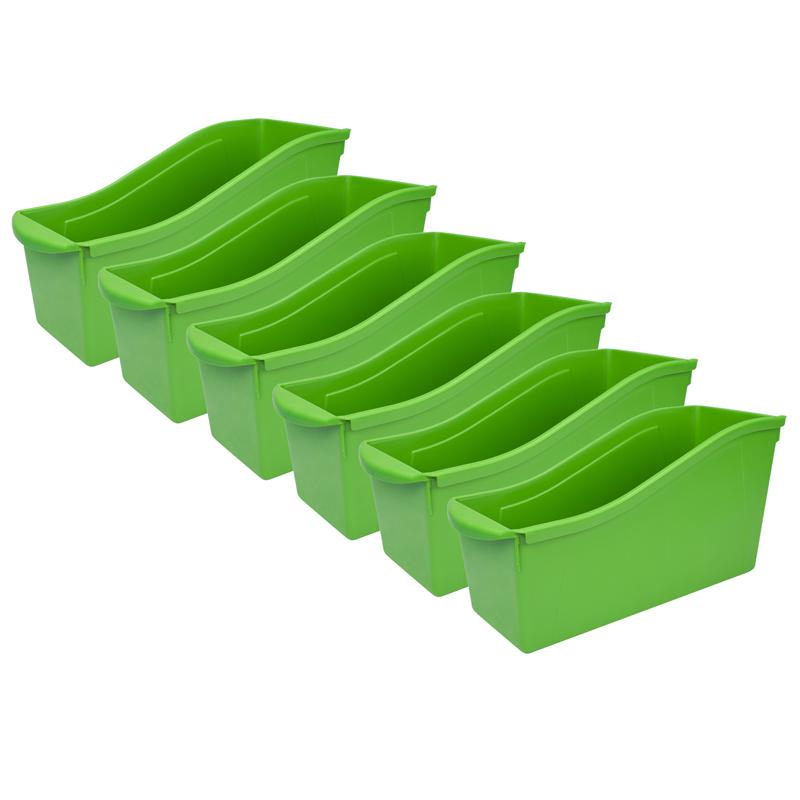 Storex Small Caddy, Green, Pack of 6