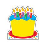 (6 EA) NOTE PAD BIRTHDAY CAKE 5X5 50 SHT PER PK ACID-FREE. Picture 2