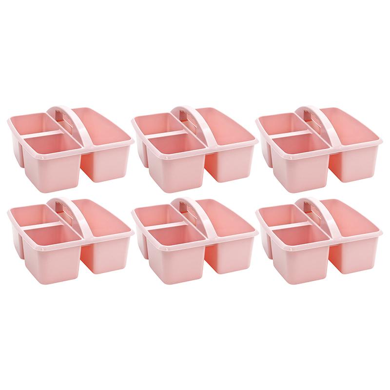 Storage Caddy, Light Pink, Pack of 6. Picture 1