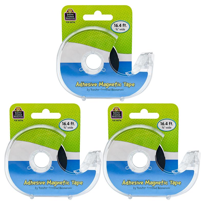 Adhesive Magnetic Tape, Pack of 3. Picture 1