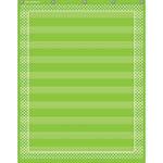LIME POLKA DOTS 10 POCKET CHART. Picture 2