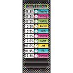 CHALKBOARD BRIGHTS 14 POCKET DAILY SCHEDULE POCKET CHART 13X34. Picture 2
