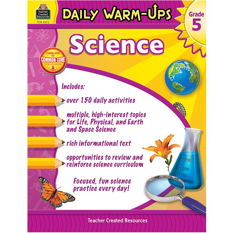 Daily Warm Ups Science Gr 5. The main picture.