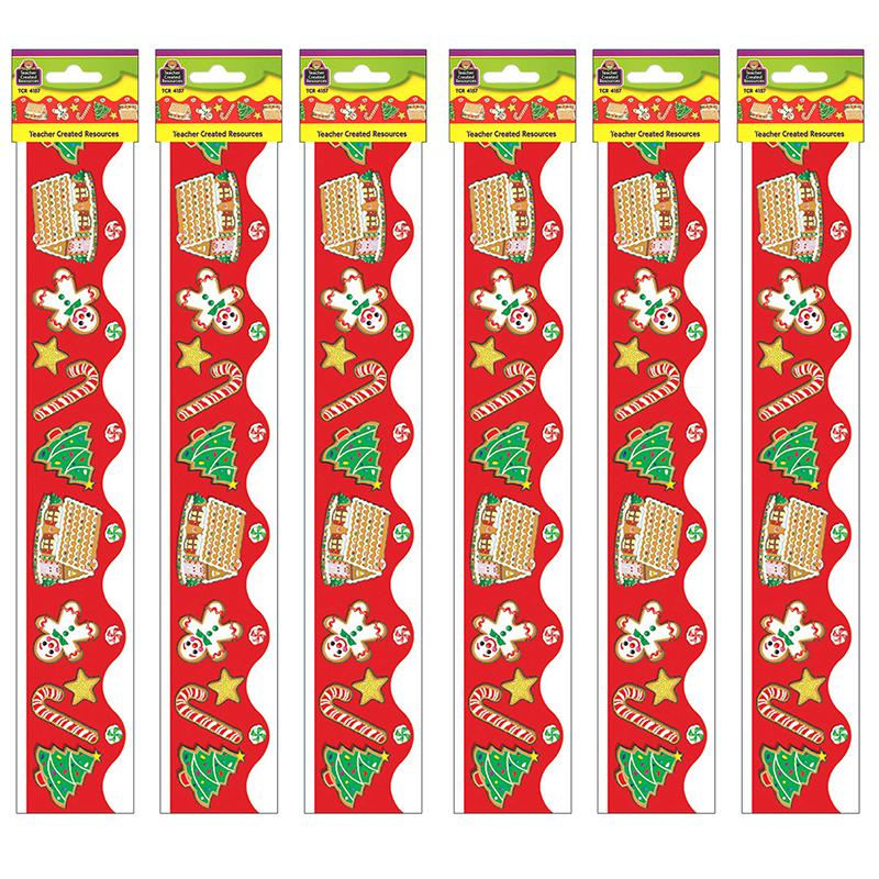 Christmas Border Trim, 35 Feet Per Pack, 6 Packs. The main picture.