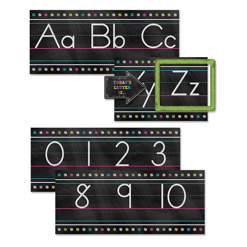 CHALKBOARD BRIGHTS ALPHABET LINE BB SET. The main picture.