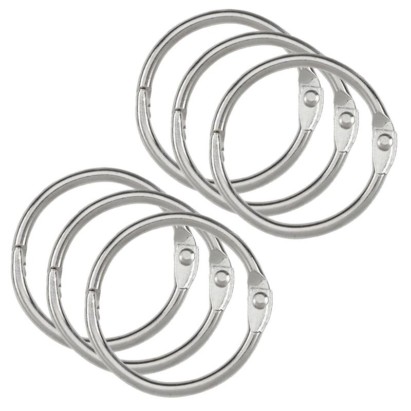 Binder Rings, 1.5", 6 Per Pack, 6 Packs. Picture 1