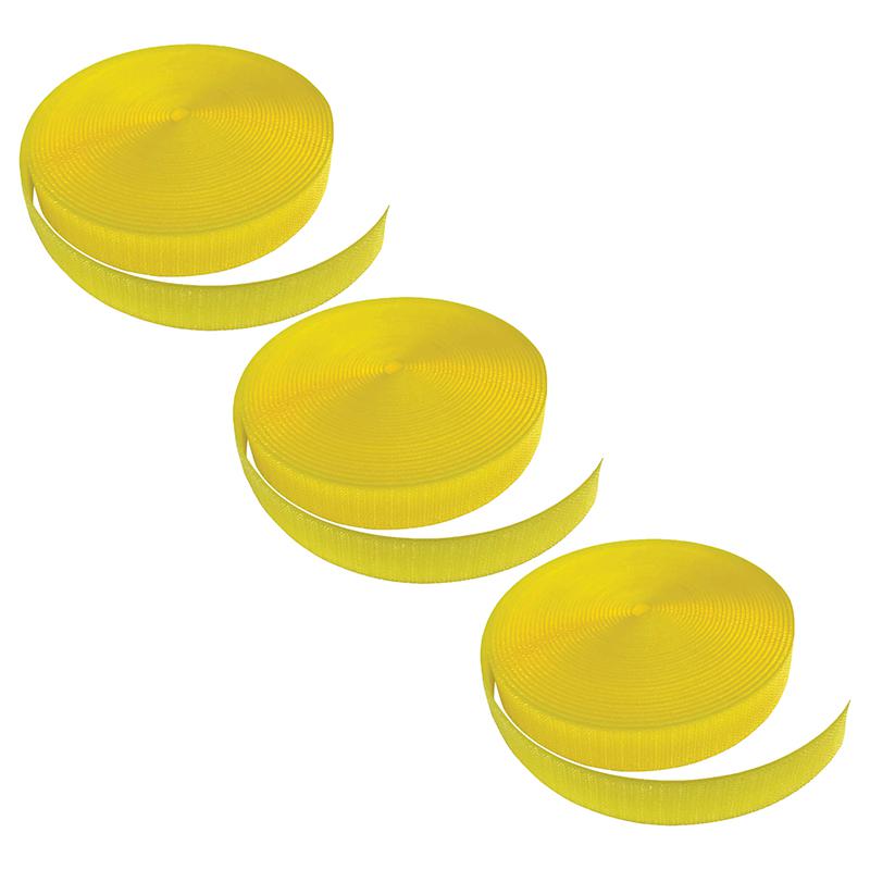 Spot On Yellow Carpet Marker Strip, 25 Feet, Pack of 3. Picture 1