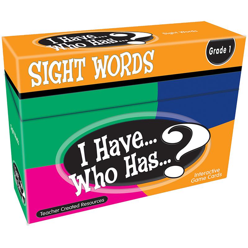 I HAVE WHO HAS GR 1 SIGHT WORDS GAMES. The main picture.
