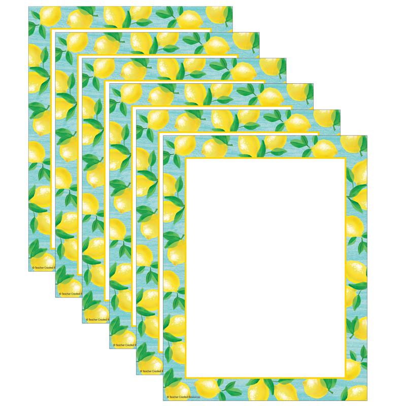 Lemon Zest Computer Paper, 8.5" x 11", 50 Sheets Per Pack, 6 Packs. Picture 1