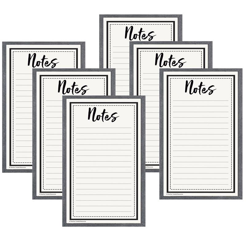 Modern Farmhouse Notepad, 6 Packs. Picture 1