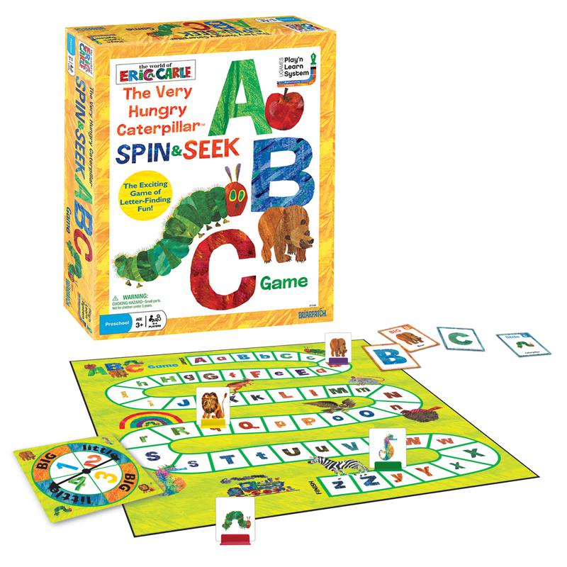 THE VERY HUNGRY CATERPILLAR SPIN & SEEK ABC GAME. Picture 1