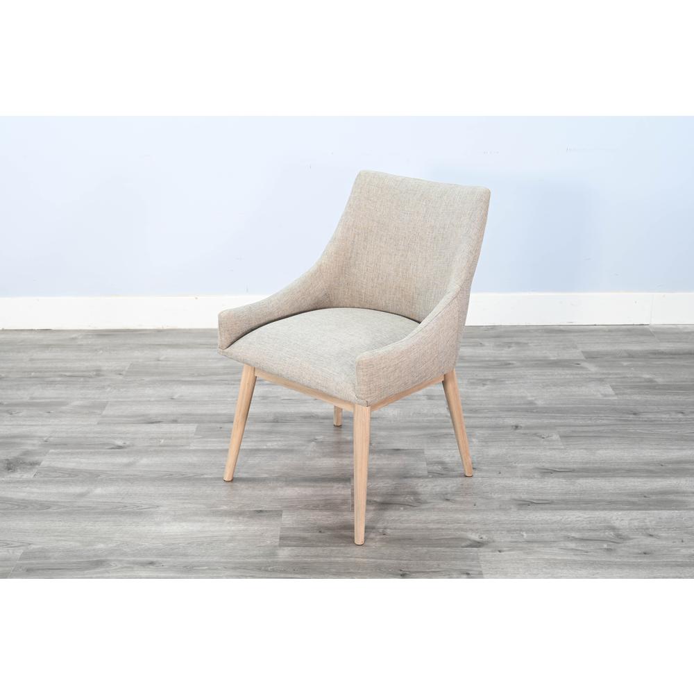 Sunny Designs Olivia Lowback Cushioned Grey Dining Chair. Picture 3