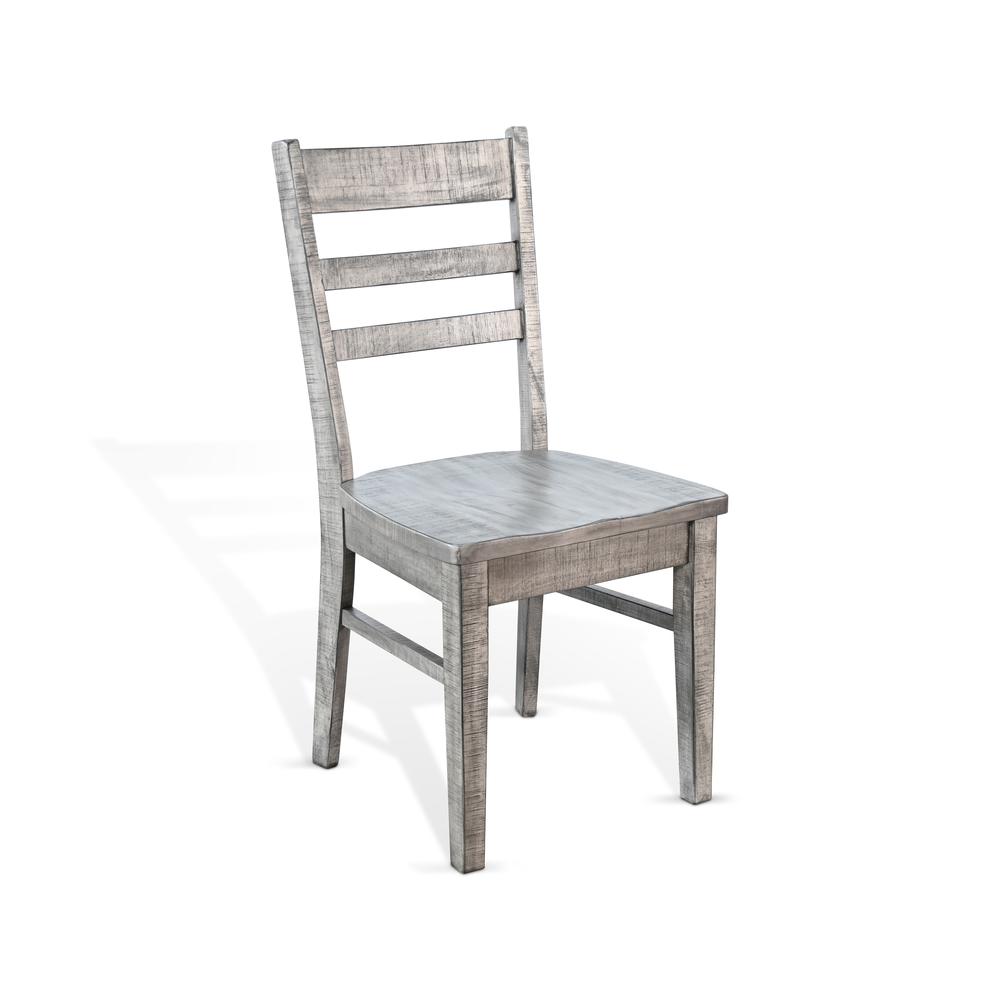 Sunny Designs Ladderback Chair, Wood Seat. Picture 1