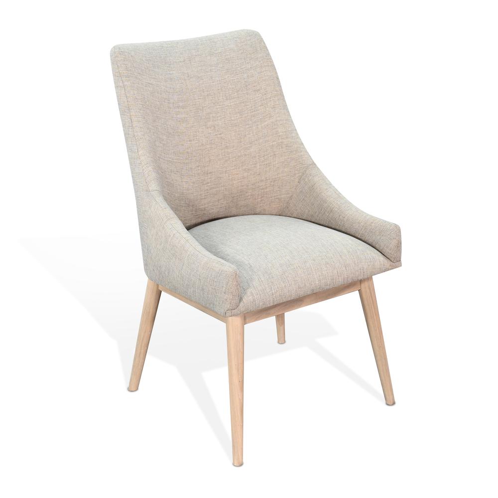 Sunny Designs Olivia Highback Cushioned Grey Dining Chair. Picture 1