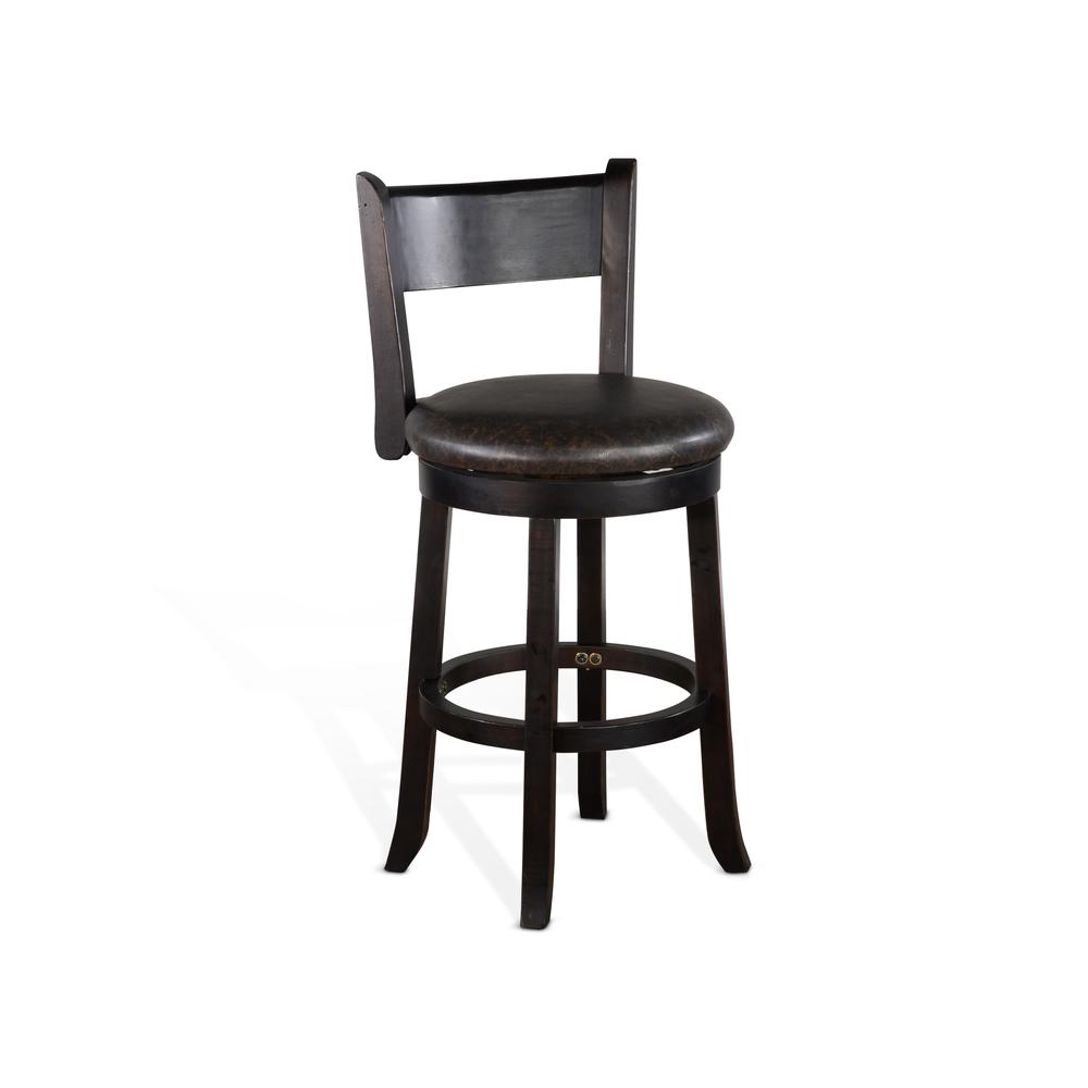 Sunny Designs Swivel Counter Stool with Cushion. Picture 1
