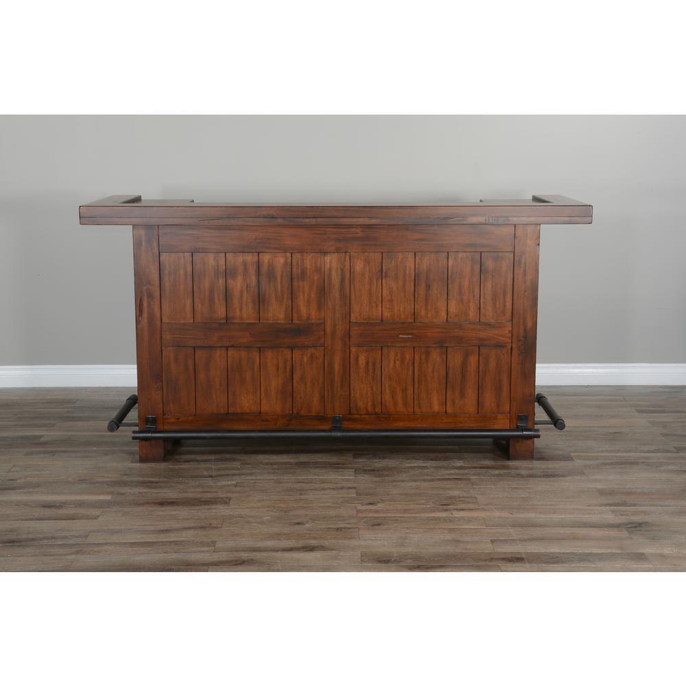 Sunny Designs 78" Farmhouse Wood Home Bar. Picture 5