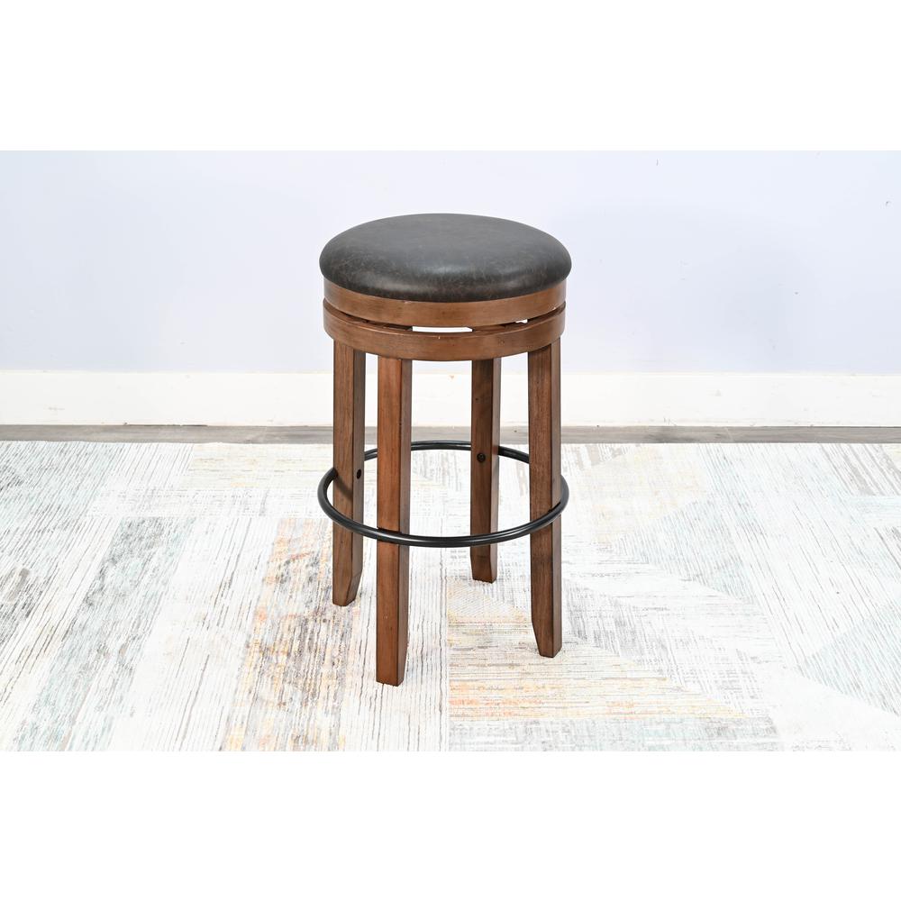 Sunny Designs Bar Swivel Stool with Cushion Seat. Picture 4