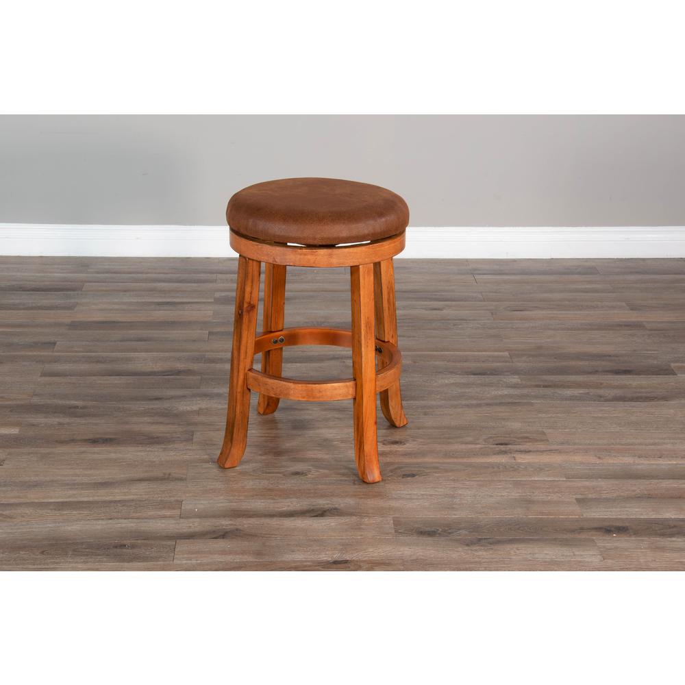 Sunny Designs Counter Swivel Stool, Cushion Seat. Picture 3