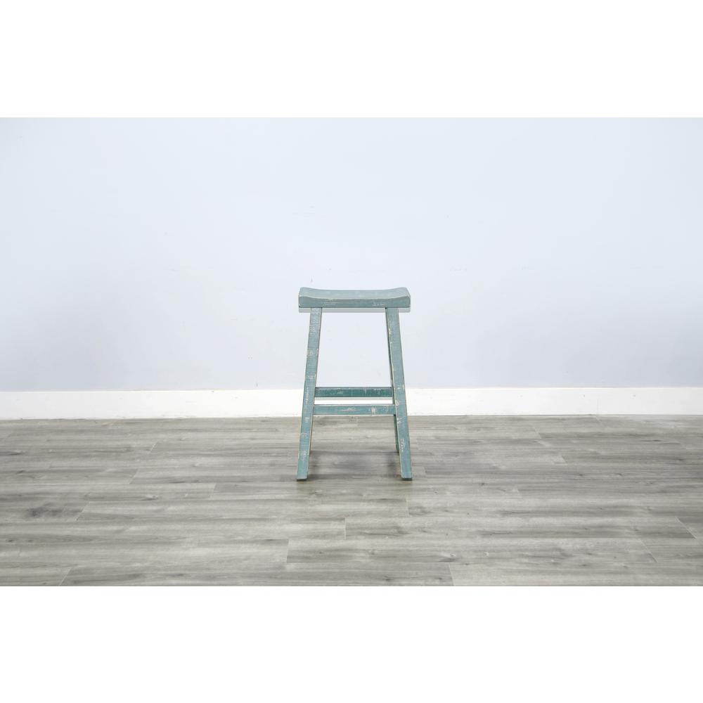 Sunny Designs Sea Grass Bar Saddle Seat Stool, Wood Seat. Picture 2