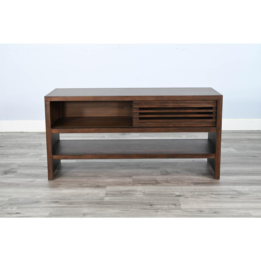 Sunny Designs Sofa Table with Sliding Door. Picture 1
