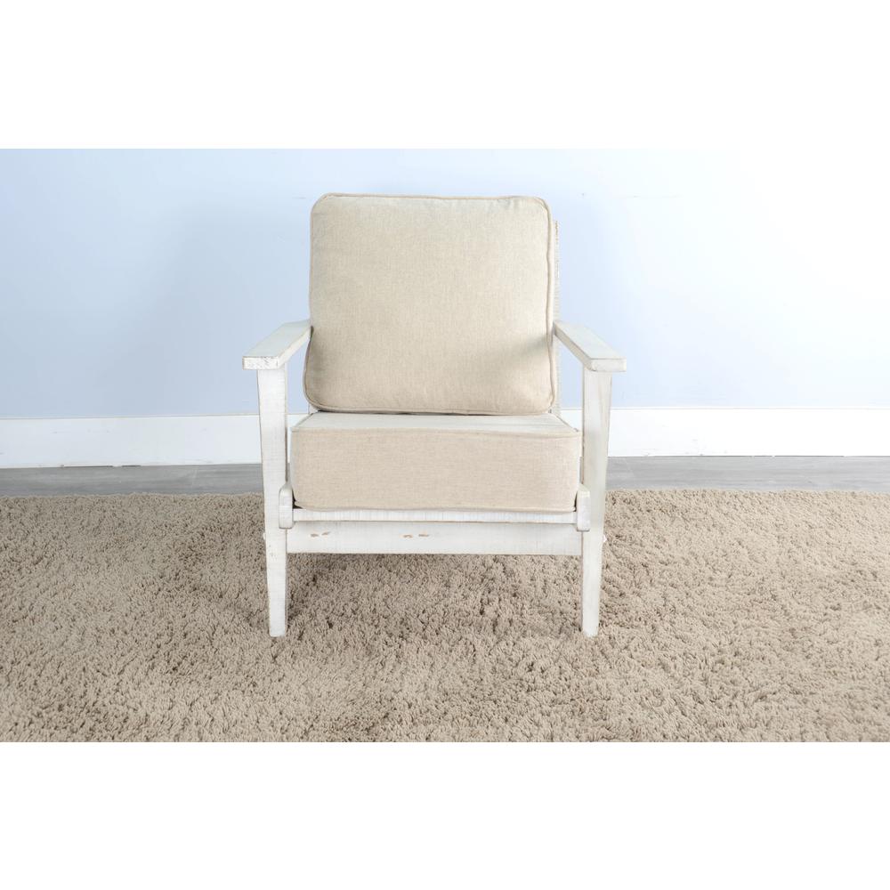 Sunny Designs Marina Mid-Century White Sand Chair. Picture 2