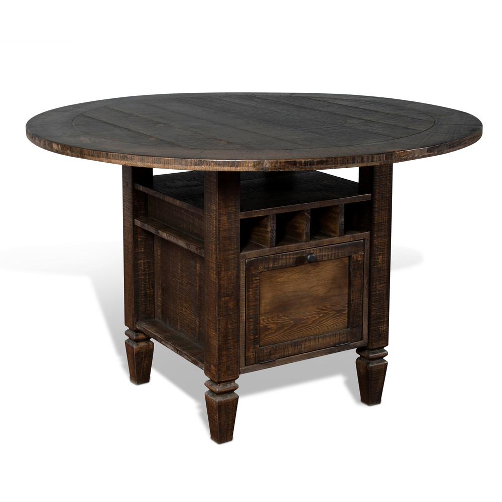 Sunny Designs 54" Round Counter Height Dining Table. Picture 1