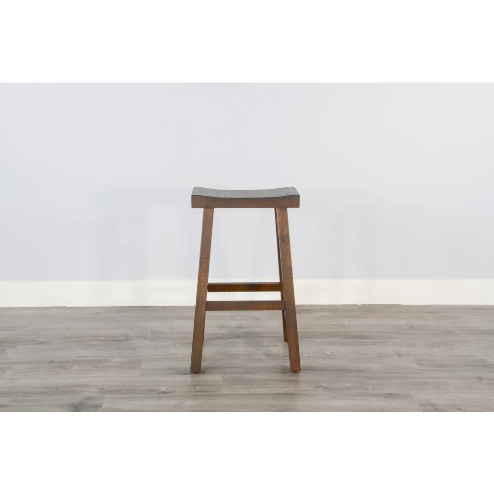 Sunny Designs Bar Saddle Seat Stool, Wood Seat. Picture 2