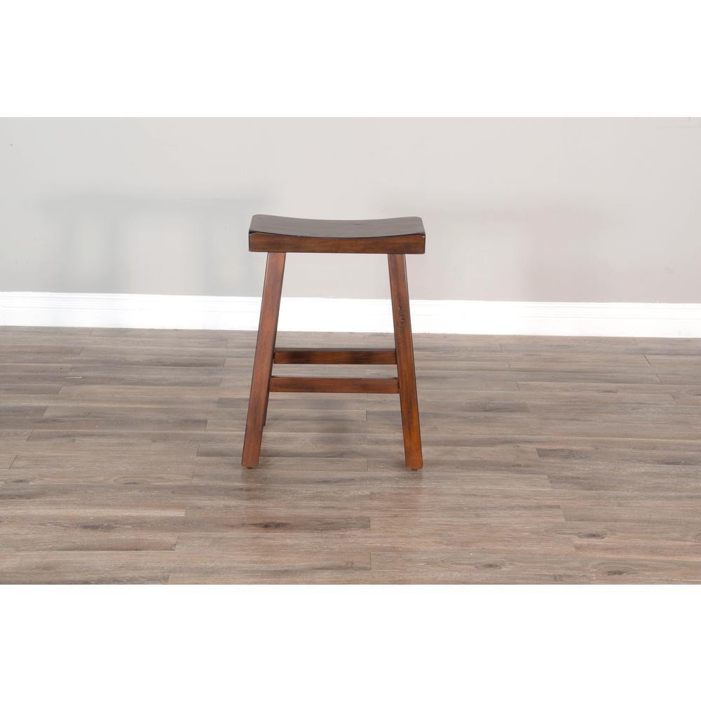 Sunny Designs Counter Saddle Seat Stool, Wood Seat. Picture 3
