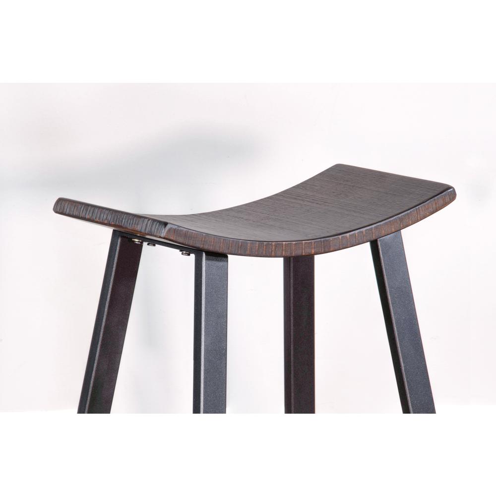 Sunny Designs Counter Metal Saddle Stool. Picture 2