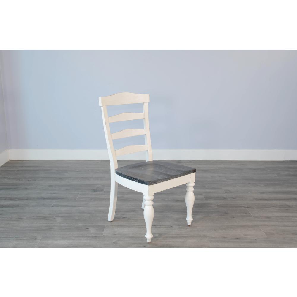 Sunny Designs Carriage House Ladderback Chair, Wood Seat. Picture 2