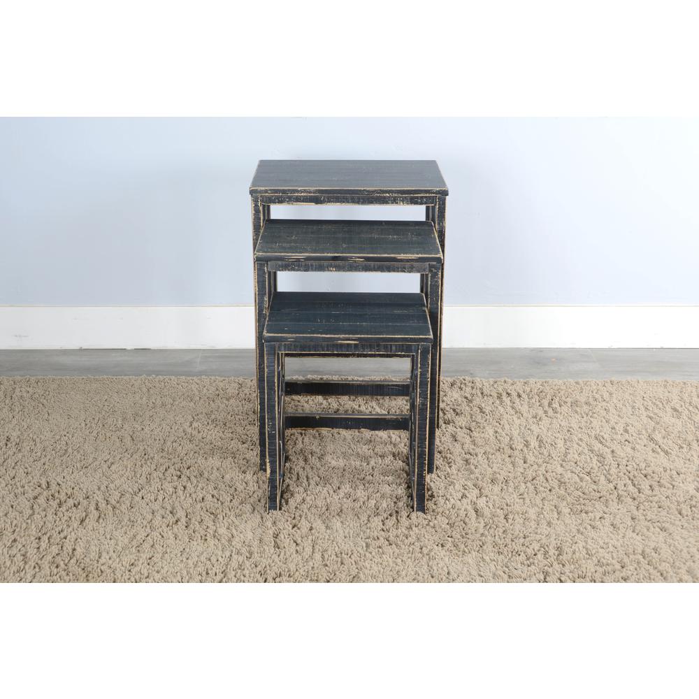 Sunny Designs Black Sand Nesting Table. Picture 4