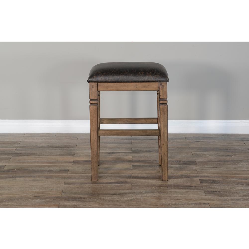 Sunny Designs Bar Backless Stool, Cushion Seat. Picture 2