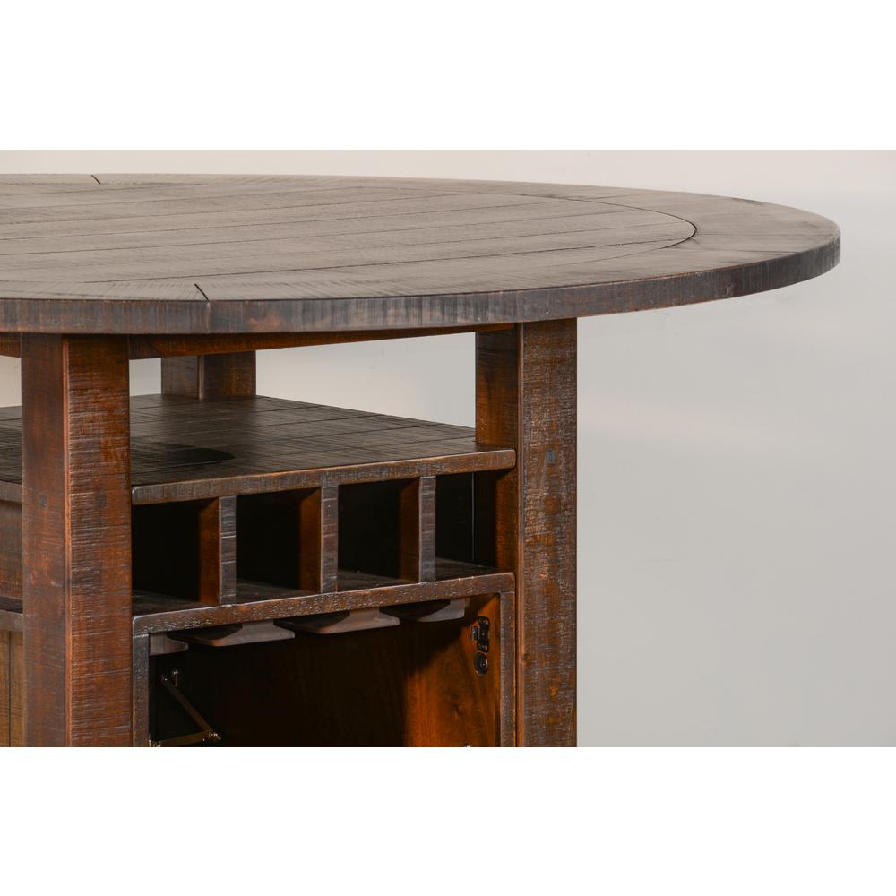 Sunny Designs 54" Round Counter Height Dining Table. Picture 2