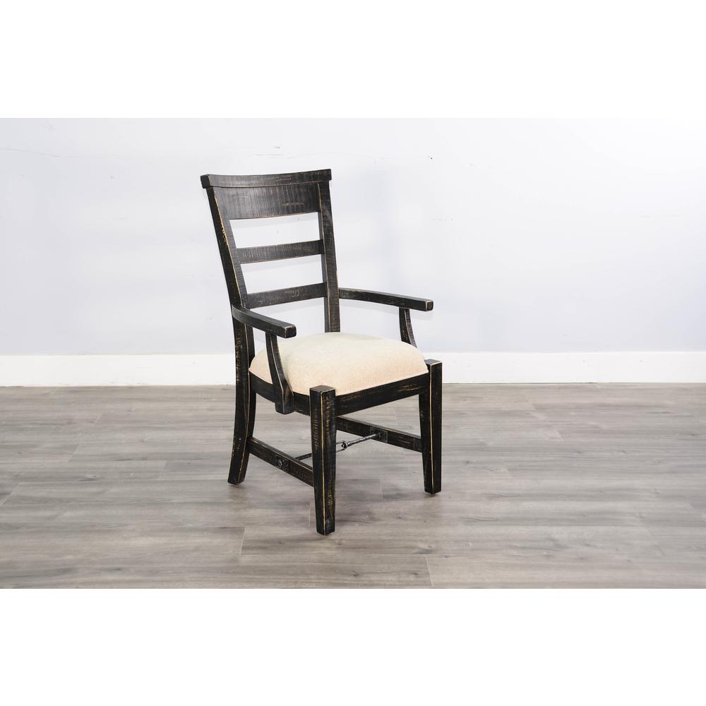 Sunny Designs Wood Arm Dining Chair. Picture 2