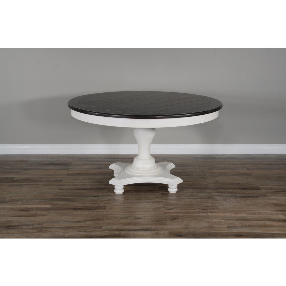 Sunny Designs Carrige House 54" Round Dining Table. Picture 1
