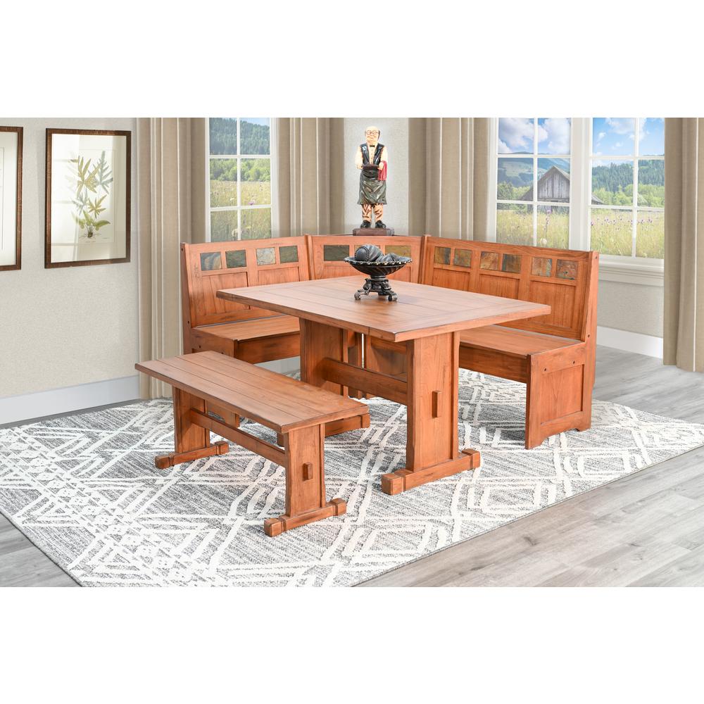 Sunny Designs Sedona Breakfast Nook Set with Side Bench. Picture 2