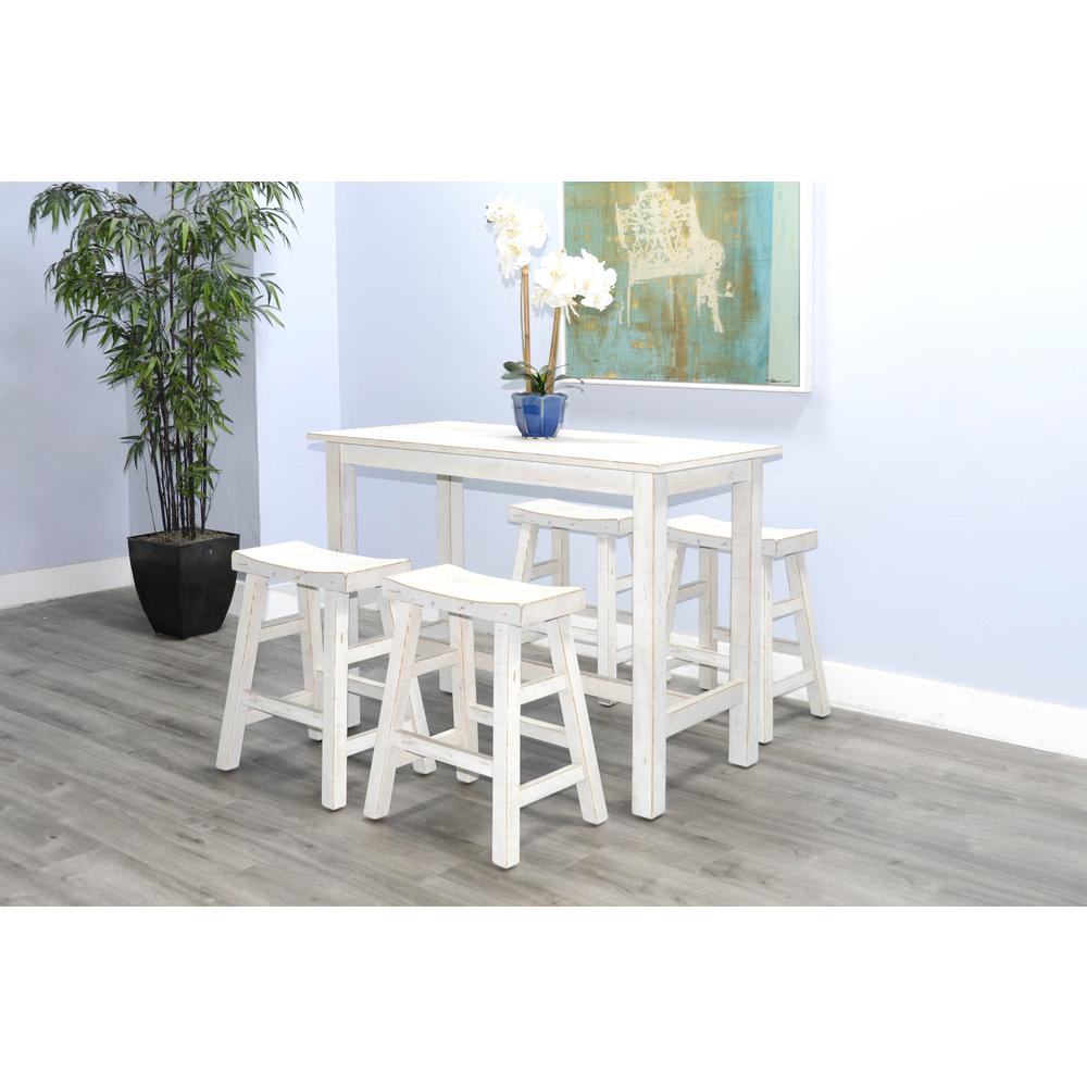 Sunny Designs White Sand Counter Table. Picture 6