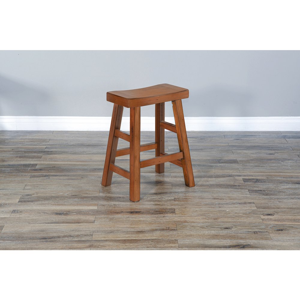 Sunny Designs Counter Saddle Seat Stool, Wood Seat. Picture 3