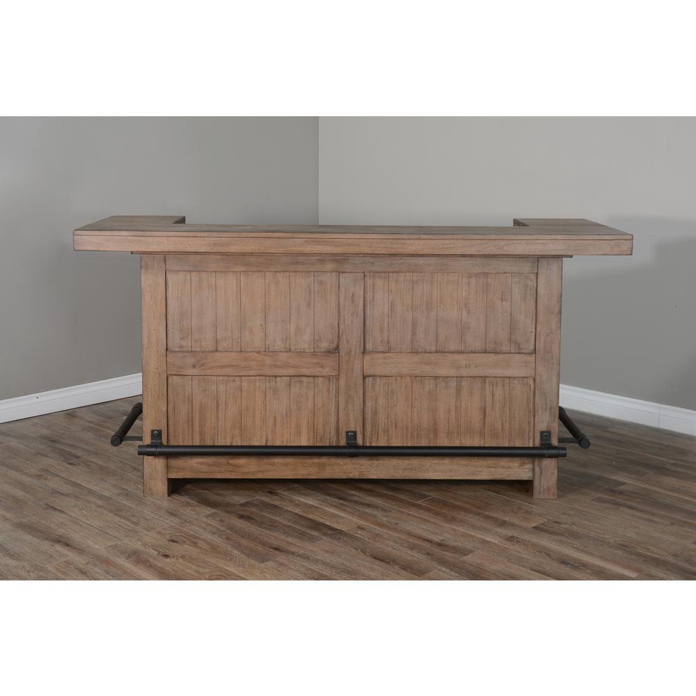 Sunny Designs 80" Traditional Wood Home Bar. Picture 6